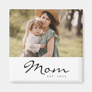 Black Script Established Mum Magnet