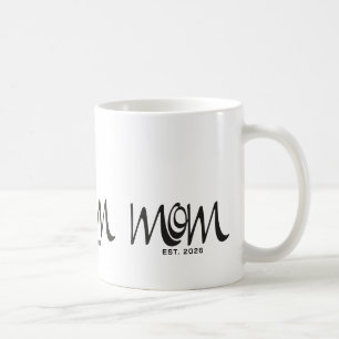 Black Script Established Mum T-Shirt Coffee Mug