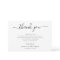 black script funeral thank you note