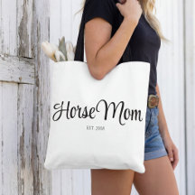 Black Script Horse Mum Established
