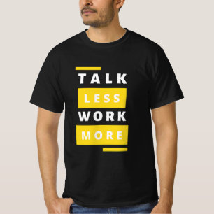 Black script typography cute modern stylish chic T-Shirt