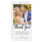 Black Script Wedding Photo Bride Groom Thank You