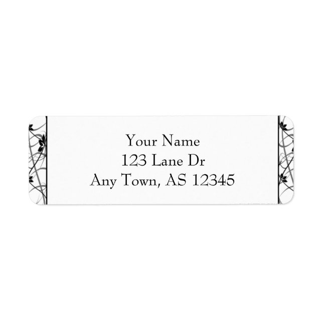 Black Scroll Border (Front)