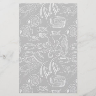 Black Sea Pattern Stationery