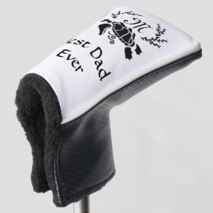 Black Sea Turtle Silhouette Side View Golf Head Co Cover
