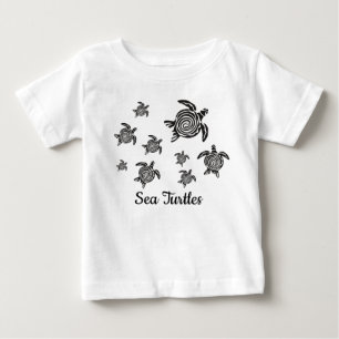 Black Sea Turtles Baby T-Shirt