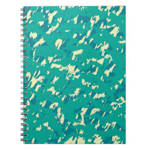Black Seamless Colour vintage Art. Vivid Repeated Notebook