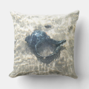 Black Seashell Cushion