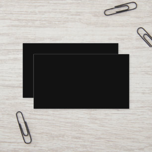 Black Semi-Gloss Business Card