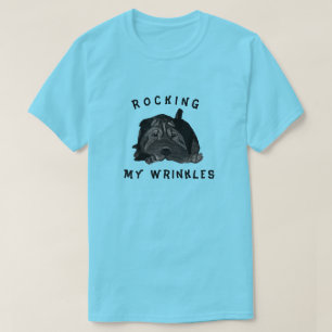 Black Shar Pei Dog Men's T-Shirt
