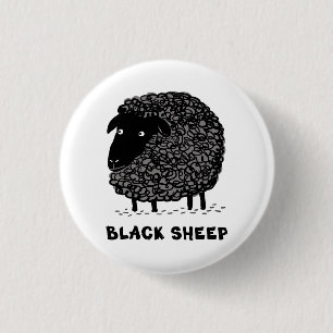 Black Sheep 3 Cm Round Badge