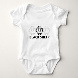 black sheep baby bodysuit