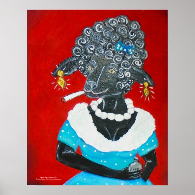 Black Sheep Betty by Cappy Sue Creations Poster (Front)