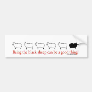 Black Sheep Bumper Sticker