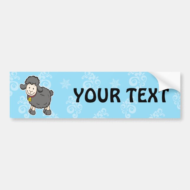Black Sheep Bumper Sticker (Front)