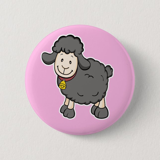 Black Sheep button (Front)
