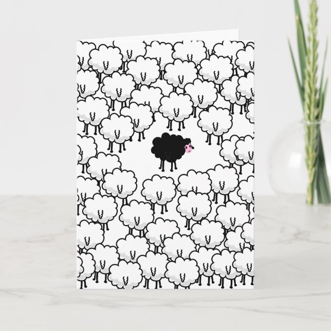 Black Sheep Card (Front)