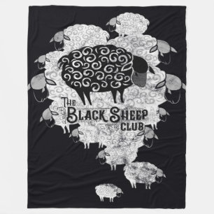 Black Sheep Club Fleece Blanket