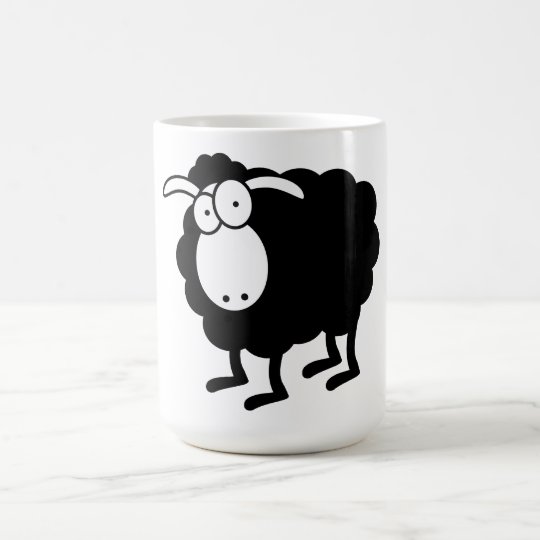 Black sheep coffee mug