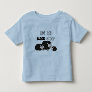 Black Sheep Designs "Baa Baa Black Sheep" Toddler T-Shirt