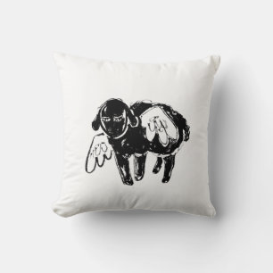 Black Sheep Dreamy Pillow