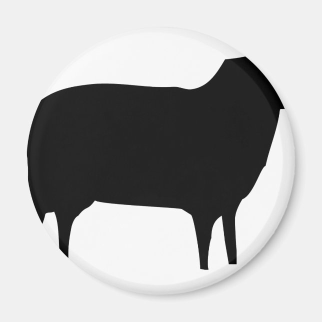 black sheep icon magnet (Front)