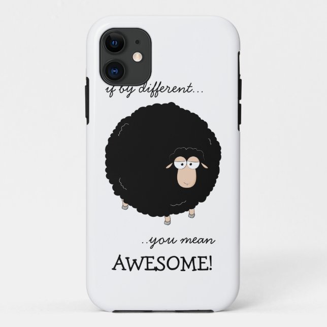 Black sheep Illustration case (Back)