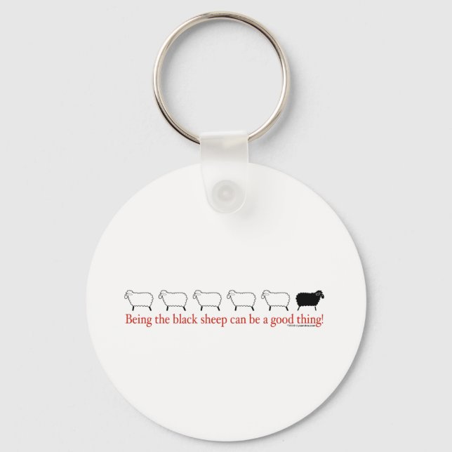 Black Sheep Key Ring (Front)