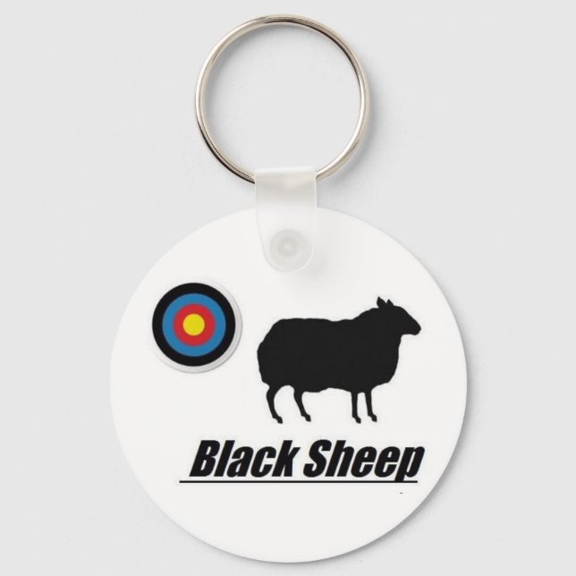 Black Sheep Key Ring (Front)