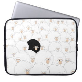Black sheep laptop sleeve
