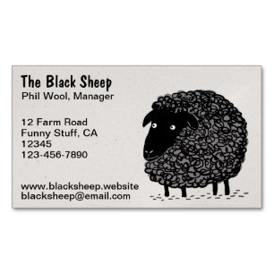 Black Sheep Magnetic Business Card