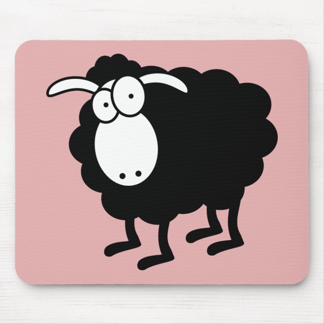 Black sheep mouse mat (Front)