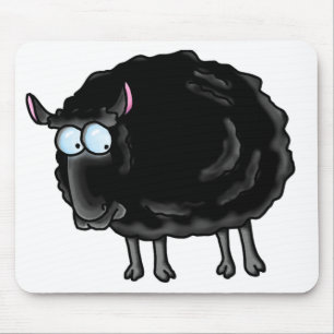 Black sheep mouse mat