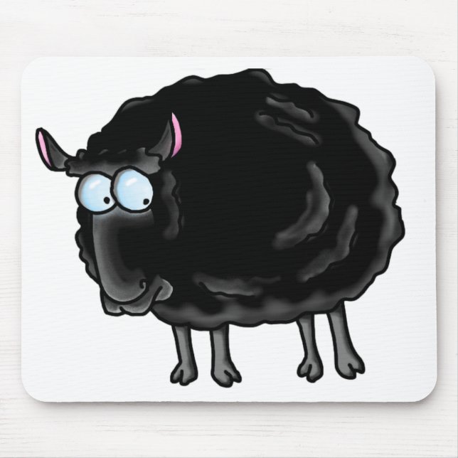Black sheep mouse mat (Front)