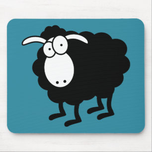 Black sheep mouse mat