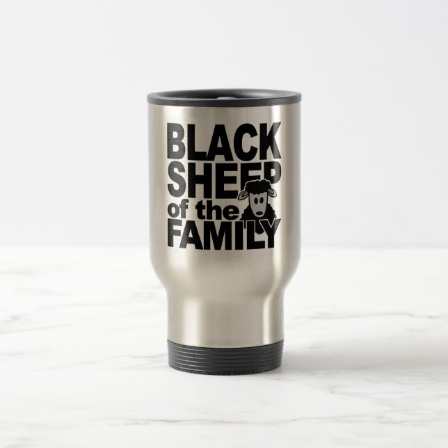 BLACK SHEEP mug - choose style & color (Center)