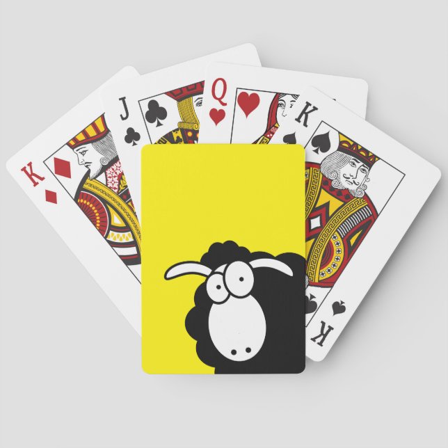 Black sheep playing cards (Back)