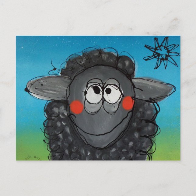 'black sheep' postcard (Front)