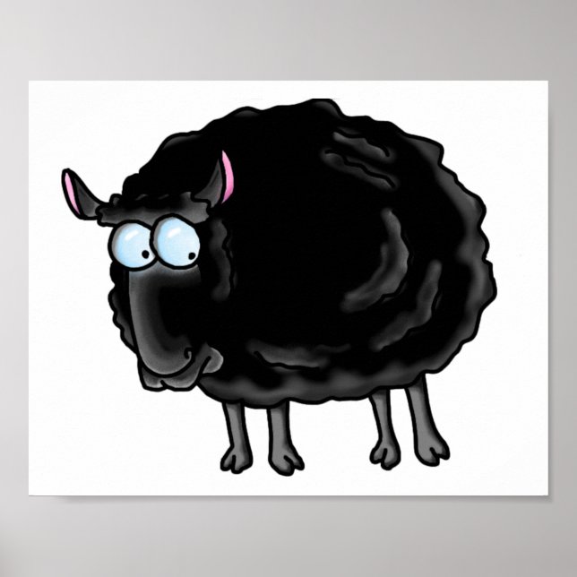 Black sheep poster (Front)