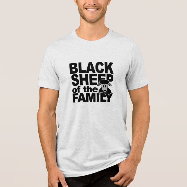 BLACK SHEEP shirt - choose style & color (Front)