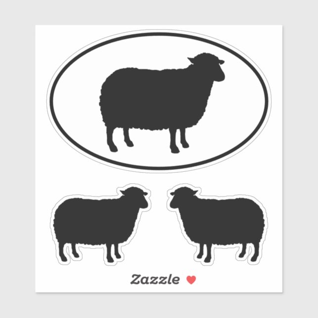 Black Sheep Silhouette (Sheet)