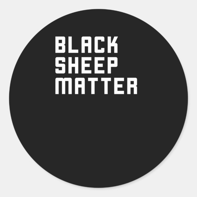 Black Sheep Sticker  (Front)