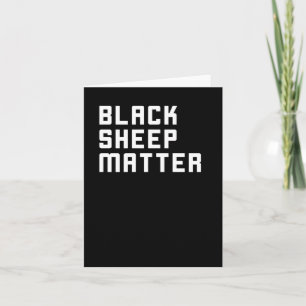 Black Sheep Sticker  Card