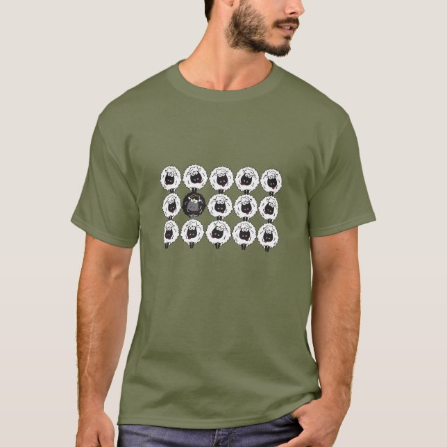Black sheep: The oddball member of the family T-Shirt (Front)