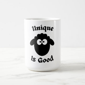 Black sheep: Unique is good Coffee Mug