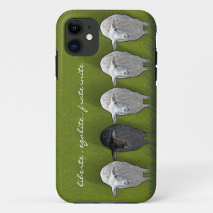 Black Sheep White Sheep Five iPhone 11 Case