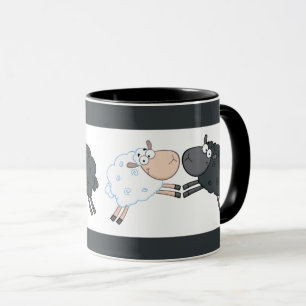 Black Sheep White Sheep Mug