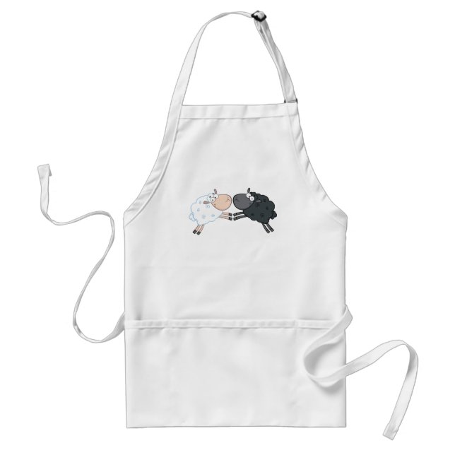 Black Sheep White Sheep Standard Apron (Front)