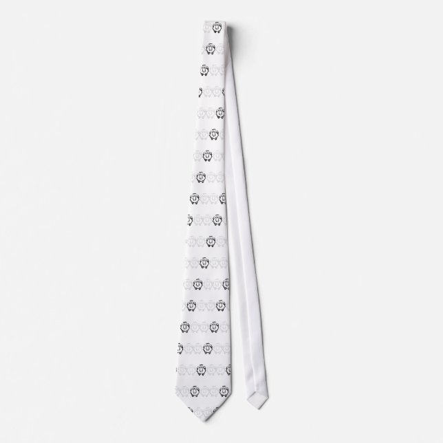 black sheep white sheeps tie (Front)