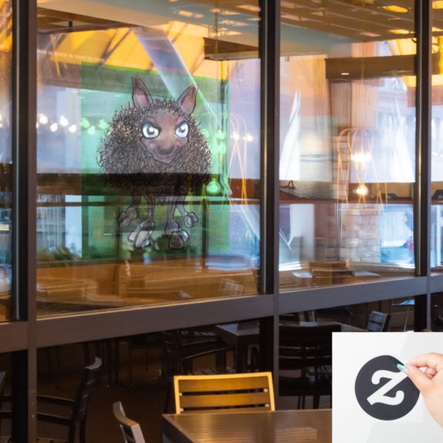 Black Sheep Window Cling (Restaurant Window)